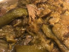 茄子炖蚬子-日丰园海肠水饺·老字号大连海鲜(和平广场店)