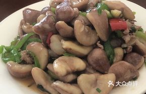 Green Pepper Shredded Pork with Water Chestnuts