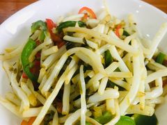 太湖芦苇根炒肉丝-美味之家·湖景农家乐(太湖东山店)