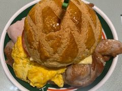 超级鸡扒菠萝包-星發茶餐厅(小梅大街店)