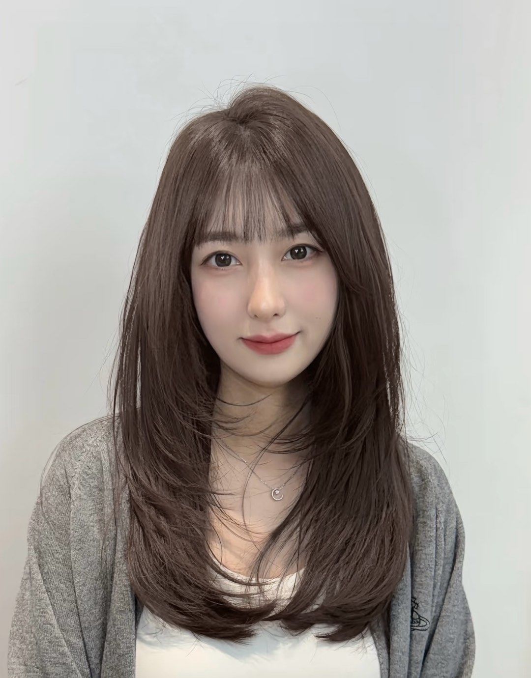 中长发修饰脸型发型