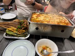 麻辣猪肉豆花-刘三姐特色烤豆花·宜宾烧烤·把把烧(万年场店)