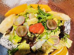 木瓜鲜奶拼果蔬沙拉-大树餐厅(益田假日店)