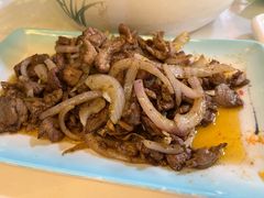 葱爆羊肉-马白开来特色羊排揪片子  (总店)