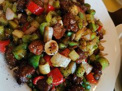 生炒黑椒牛肉粒-日昌餐馆(亦庄店)