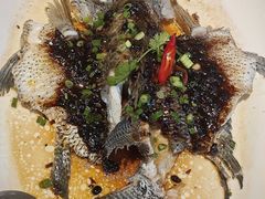 豉汁花斑鱼-香山家宴