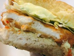 圣诞雪人双层鸡排堡-德克士(北京站店)