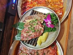 -明洞阿姨·韩式酱蟹烤肉·创意料理(三元桥店)