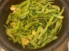 虾酱啫通菜-天宝食坊·啫啫煲大排档(西华路店)