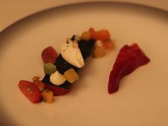 挪威烟熏三文鱼水晶黄瓜香槟奶油-福楼法餐厅FLO