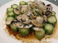 蒜茸白贝蒸胜瓜-宝园酒家(美林M·LIVE天地东座店)