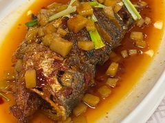 干烧大黄鱼-丰泽园饭店
