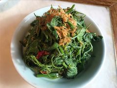 香酥虾皮丝瓜尖-小吊梨汤·北京菜·烤鸭(双井乐成中心店)