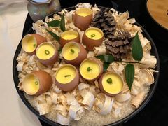 上方火腿蒸原只土鸡蛋-泓0871臻选云南菜·味庄