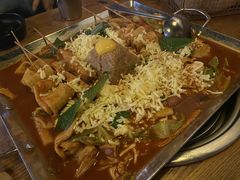 鱼饼火山炒年糕-包装马车·韩国料理·포장마차