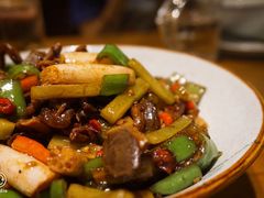 酸藕带炒鸭胗-浔庐餐厅•江西老字号•九江菜(烟水亭店)