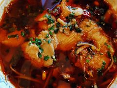 水煮滑牛肉-粤仔湾砂锅粥(广益哥伦布店)