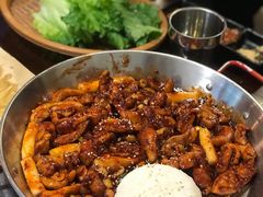 辣味碳烤无骨鸡腿肉-青春韩国料理(光环店)