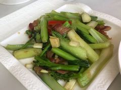 菜心粒炒烧肉-海宝酒家(中山四路店)