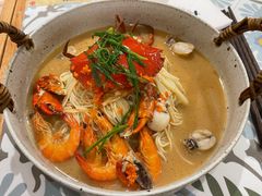 膏蟹拌面-十面欢腾·海鲜面·台式Bistro(长乐路店)