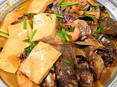 -东来菜馆•手抓海鲜家常菜•海鲜锅贴(鸽子窝店)