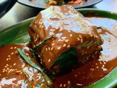 芝麻菠菜-君悦酒店·1881·北京烤鸭