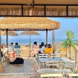 青岛·巨巨巨好看的海景沙滩咖啡厅🏖️