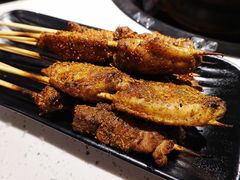 热气羊肉串-京韵胡同·酱香羊蝎子火锅涮肉(长寿路店)