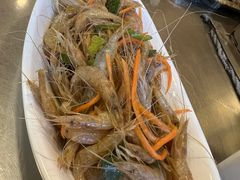 拌嘎巴虾-腾格勒烤羊腿