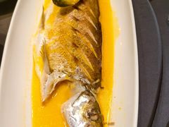 虾籽脆鳞蒸白鱼-江南雅厨(李公堤店)