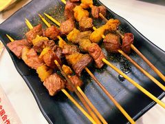 烤牛肉串-今日炊牛·潮汕牛肉火锅(华采天地店)