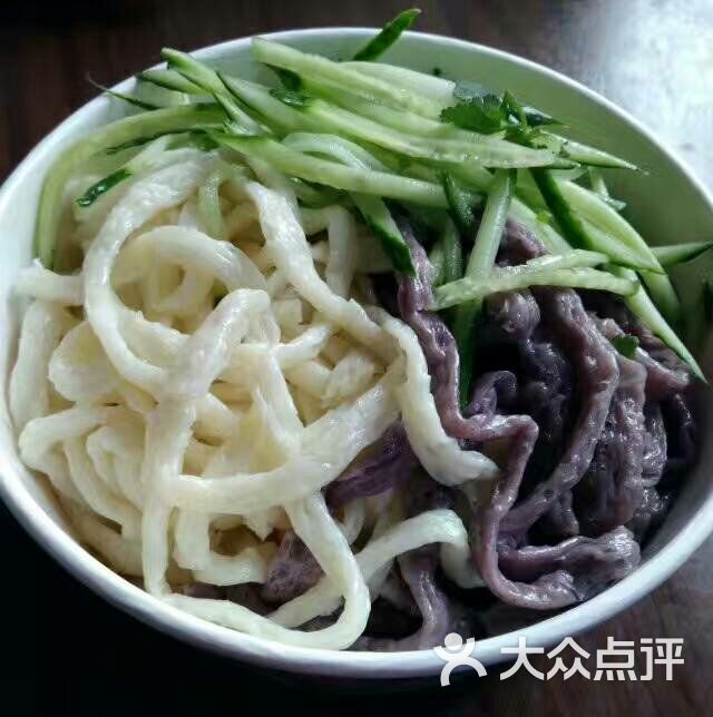 晓蕊家凉皮凉面:牛筋面:〈大米十黑米〉图片 - 第8张