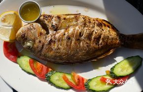 Greek Traditional Grilled Sea Bream