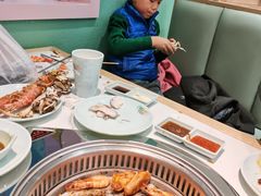 -绿岛港轩海鲜烤肉涮锅自助餐厅