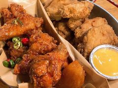 炸鸡翅一半一半-富乐满韩国正宗炸鸡韩国料理(虹泉路店)