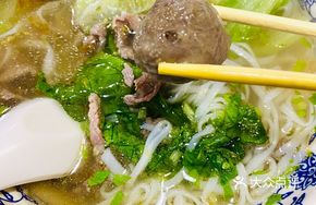 Beef and Beef Ball Double Dumpling Soup