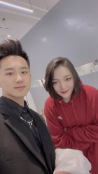 -I+造型烫发染发