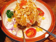 炸温泉蛋土豆泥沙律-仙隐小鹿中華の日料(正弘城店)