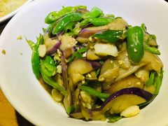 辣椒炒茄子-小稻田辣椒炒肉(大浪商业中心店)