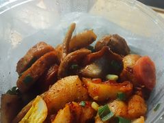 鱿鱼炒年糕-味中味休闲小吃(同济路店)