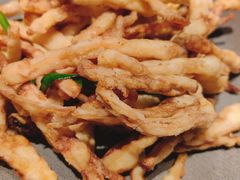 茶树菇炒鱿鱼-竹里馆·淮扬菜·功夫茶(老门东店)