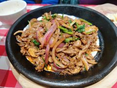 铁板炒烤羊肉-西贝(金桥店)