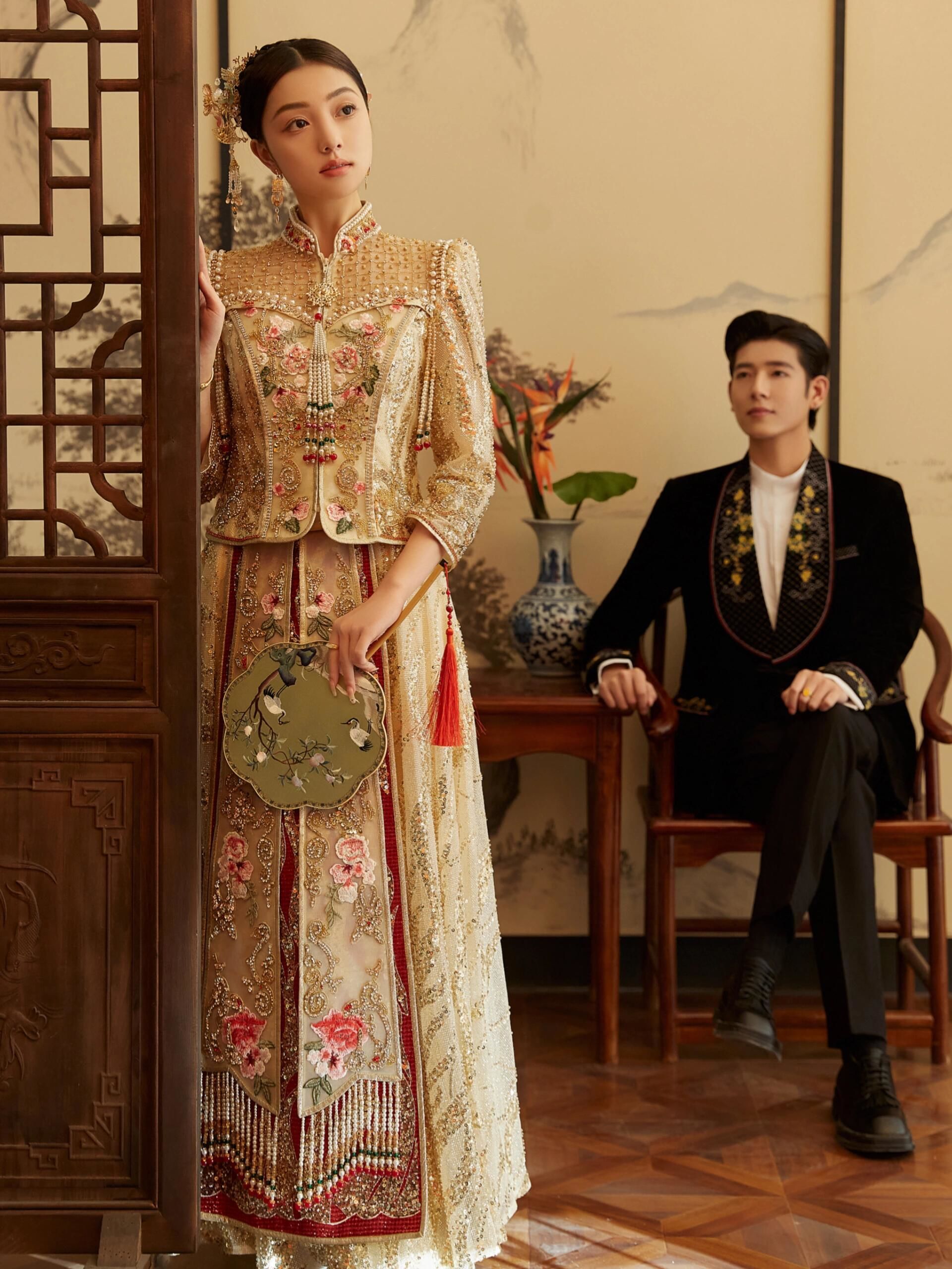 新中式喜嫁婚纱照❗️❗️又甜又有仪式感