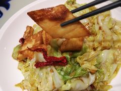 馕炒莲花白-撒拉花儿·新疆菜·清真(太阳宫店)