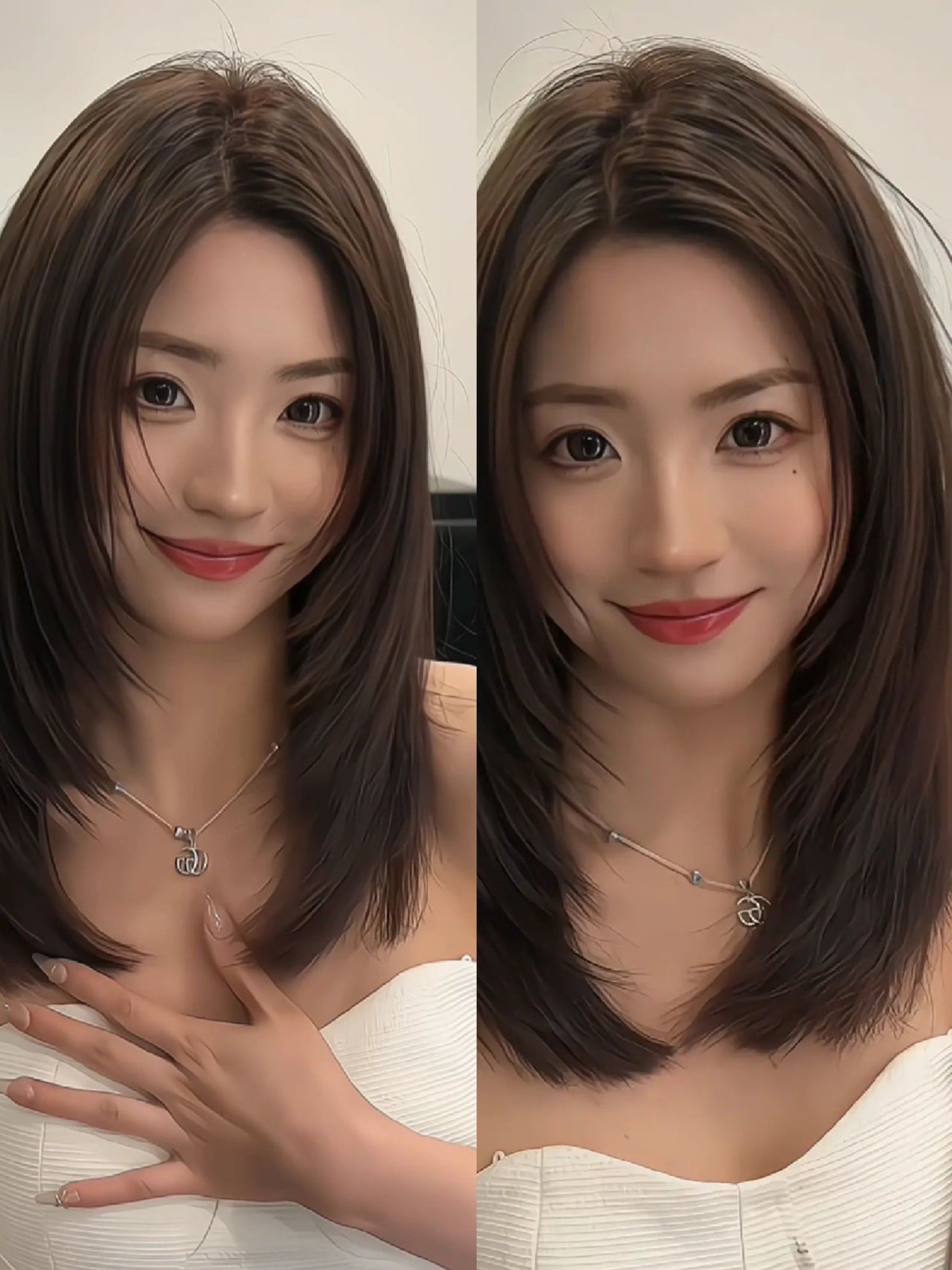 显脸小又百搭的发型短发刘海最显身材比例也最适合圆脸婴儿肥等
