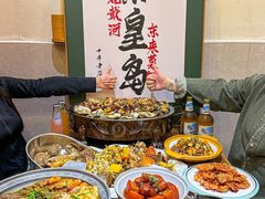 -东来菜馆•手抓海鲜家常菜•海鲜锅贴(鸽子窝店)