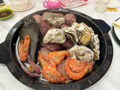 老灶蒸汽海鲜锅-巧克力渔家.小船海鲜家常菜(万平口店)