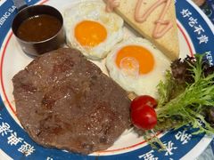 安格斯肉眼薄牛扒煎双蛋-克茗冰室·since1978(西溪天街店)