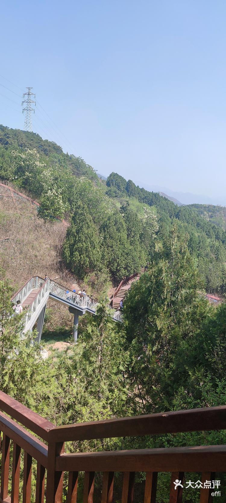 雁栖湖西山栈道图片