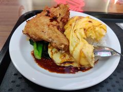 蒜香鸡腿滑蛋饭-孖记茶档·热腾茶餐(荔湾领展广场店)